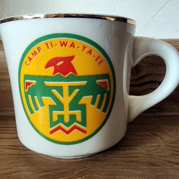 Boy Scouts Of America Ceramic Mug Cup BSA Camp TI-WA-YA-EE - Picture 1 of 6